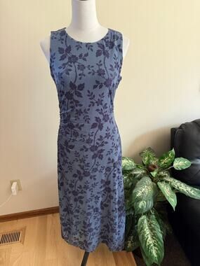 Zesica Women's Sleeveless Floral Bodycon Maxi Dress